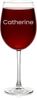 Lifetime Creations Engraved Personalized Name Wine Glass 19 oz - Stemmed Glass with Name, Monogrammed Wine Glass Gift, Dishwasher Safe, Made in USA
