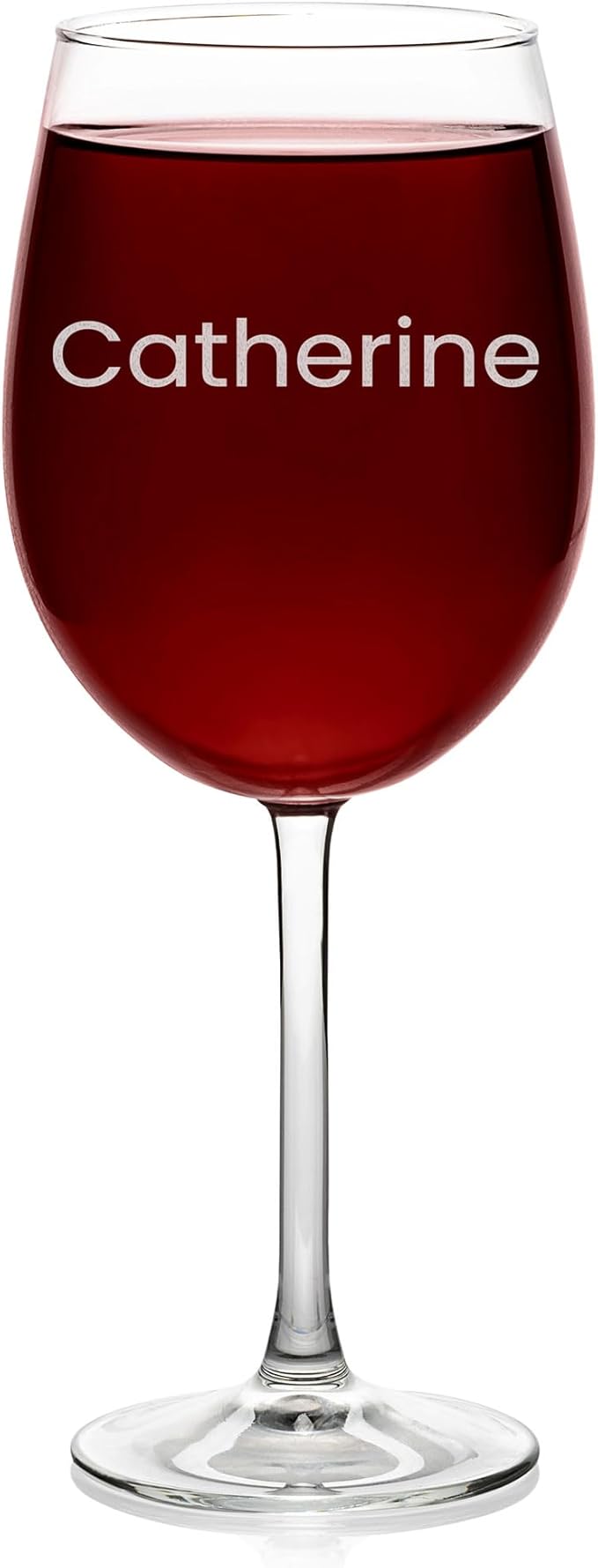 Lifetime Creations Engraved Personalized Name Wine Glass 19 oz - Stemmed Glass with Name, Monogrammed Wine Glass Gift, Dishwasher Safe, Made in USA