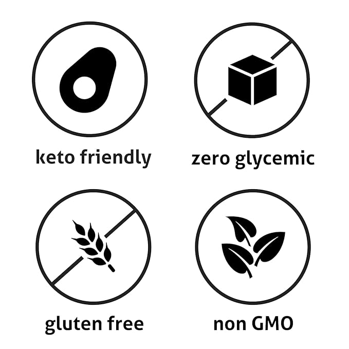 Wholesome Yum Allulose Sweetener - Natural Granulated Sugar Substitute - Keto, Non GMO, Zero Carb, Zero Calorie, Sugar Free, No Aftertaste, Tummy Friendly - Granular Sugar Replacement (12 oz, 2 Pack)