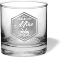Hockey Coach Beer Glasses - Hockey Coach Gifts Personalized Coach Pint Glass Engraved Coach Award Hockey Beer Glass End of Season Gifts Coach (Hockey, Single Whiskey Gift Box)