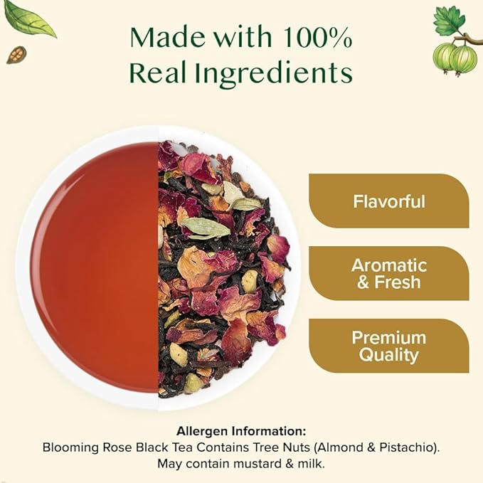 VAHDAM, Assorted Black Tea Loose Leaf Tea Gift Set (10 Flavors) Gift Ideas for Women & Men | Directly Sourced From Assam and Darjeeling | Resealable Ziplock Pouch | Christmas Tea Gift Set