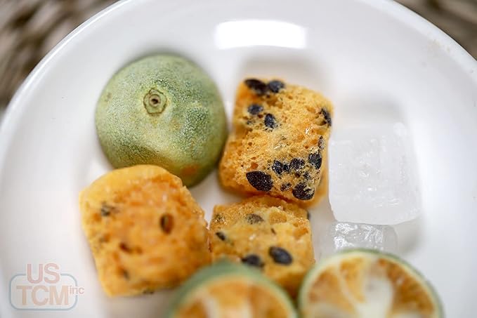 USTCM JoyFull Mixed Fruit Infusions Fruit Tea Single Pack All Natural Dried Fruits Mixed Flavors Make Perfect Tea! 15g (Passion Fruit, Lime, Pack of 12)