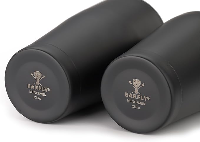 Barfly Shaker Cocktail Tin, Set (18 oz and 28 oz), Matte Black