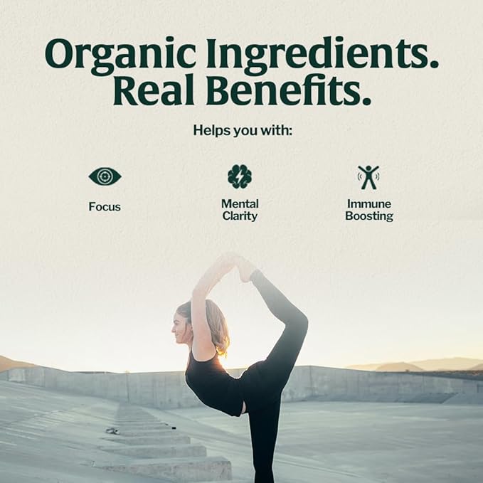 Artizan Organic Lion’s Mane & Chaga Mushroom Coffee Pods for Nespresso Original Line | Cognitive Clarity + Immune Power | 10 Compostable Espresso Capsules