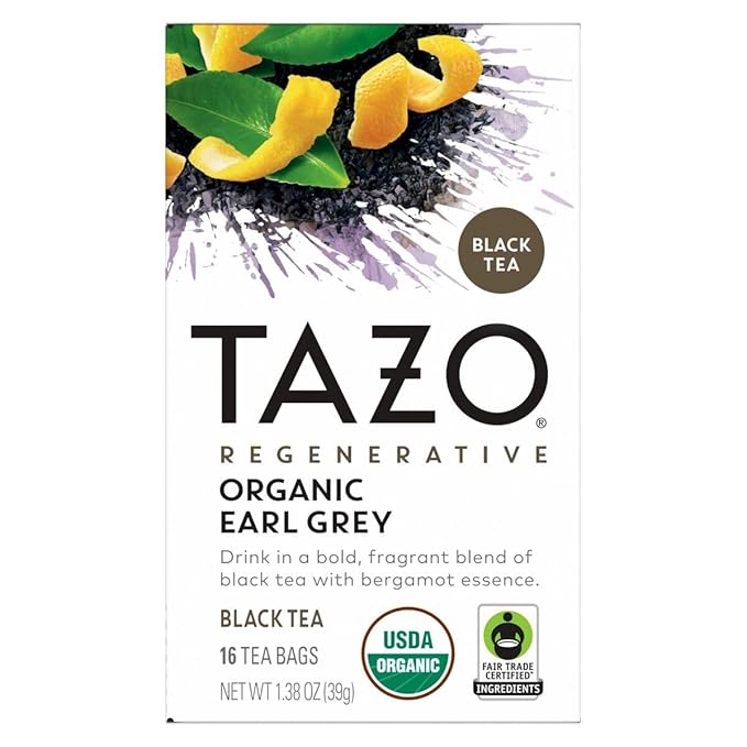TAZO Organic Black Tea, (Awake, Chai, Zen, Calm, Mint, Earl Grey, Green Ginger) (2ea) (Variety Pack)