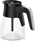 10 Cup Coffee Pot Replacement for Ninja Coffee Maker CM401 CM371 CP301 CM300 CM400 CF091, Glass Carafe Replacement with Brew-Through Lid, Ninja Coffee Pot Replacement with Sturdy Handle