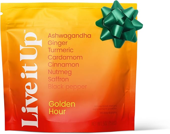 LIVE IT UP | Golden Hour: Relaxing Golden Milk Latte with Ashwagandha