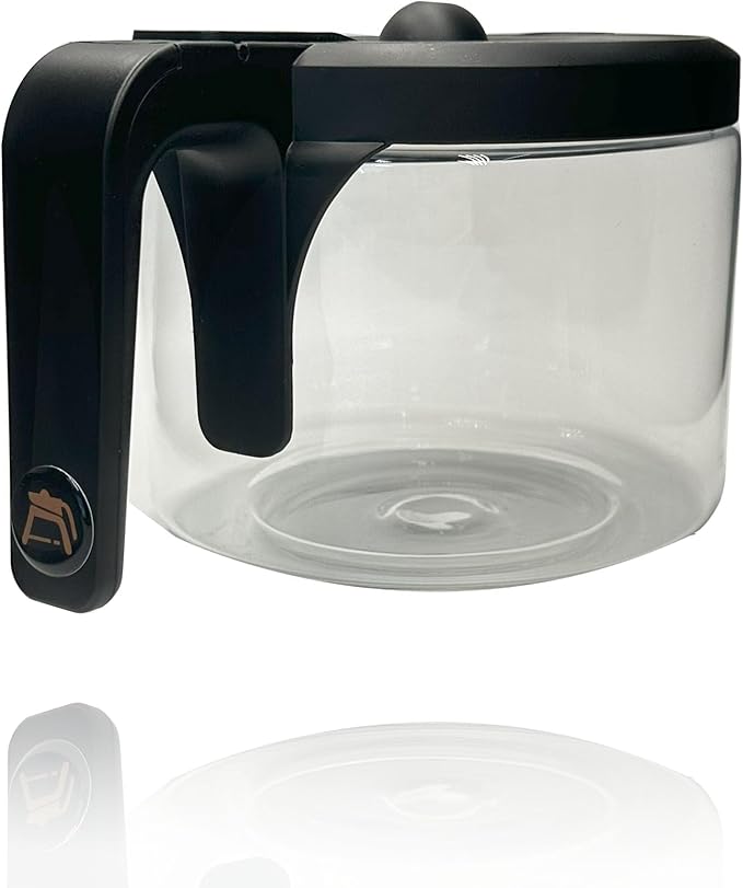 12 Cups Coffee Pot Replacement Compatible for KEURIG K-DUO Essentials 12 Cups Coffee Machine 5000 &5500 and K-DUO G2 K5600 (NOT Compatible with K-Duo 5100 Model) Black Handle