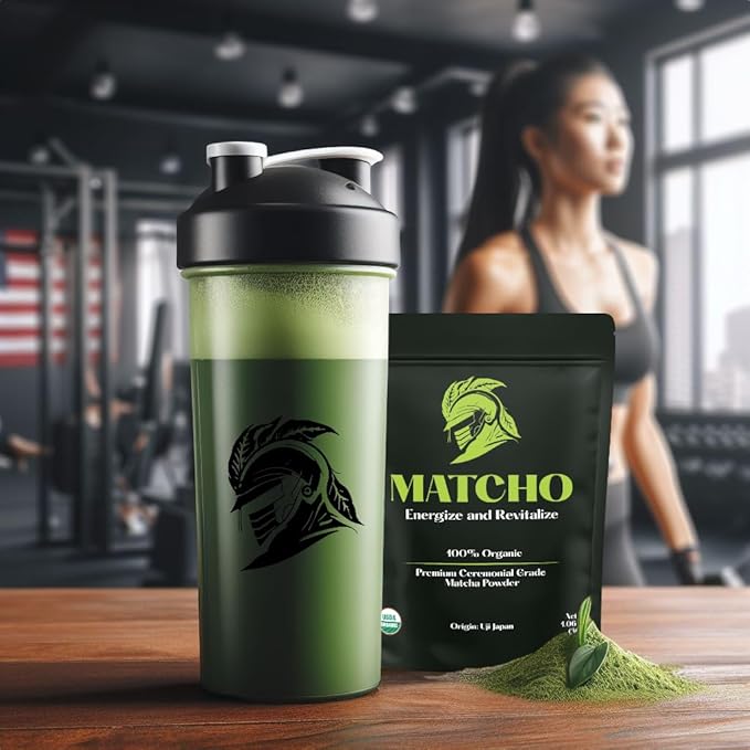 Matcho | Premium Matcha – Organic First Harvest Ceremonial Grade Matcha Green Tea Powder from Uji, Kyoto (30g/1.06oz)