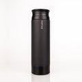 FORME - Blender Shaker Bottle, Leakproof Double Insulated Stainless Steel, Noiseless Shaker Bottle for Hot & Cold Drinks with Supplement Storage, Ideal for Protein & Shakes (Charcoal, 16.9 ounces)