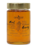 OneRoot Natural Wildflower Honey - 1.1 lbs / 500g, Pure Canadian Boreal Forest - Unpasteurized, Minimally Filtered & Single-Source - Rich in Enzymes & Antioxidants - Raw Liquid Honey