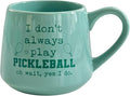 Moonlight Makers I Don't Always Play Pickleball (Oh Wait) Ceramic 16oz Coffee Mug, Coffee Lovers Gift Ideas, Funny Novelty Coffee Cups, Cute Pastel Mugs for Women, Tea Mug
