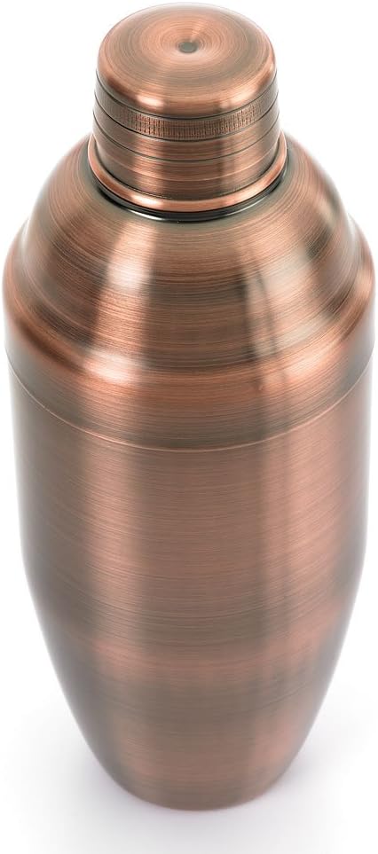 Barfly Cocktail Shaker, 18oz (532 ml), Antique Copper