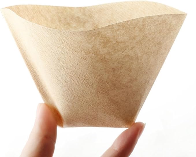 100Count Coffee Filters 8-12 Cups, Disposable Coffee Filters #4,Natural Filters Paper Used for Pour Over and Drip Coffee Maker (coffee filters 8-12 cup, 100, Count)