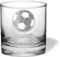 Soccer Coach Gift - Personalized Soccer Gift, Soccer Accessories, Best Coach gifts for coaches, End of Season, Girls Soccer Coach Gifts (Soccer, Single Whiskey Gift Box)