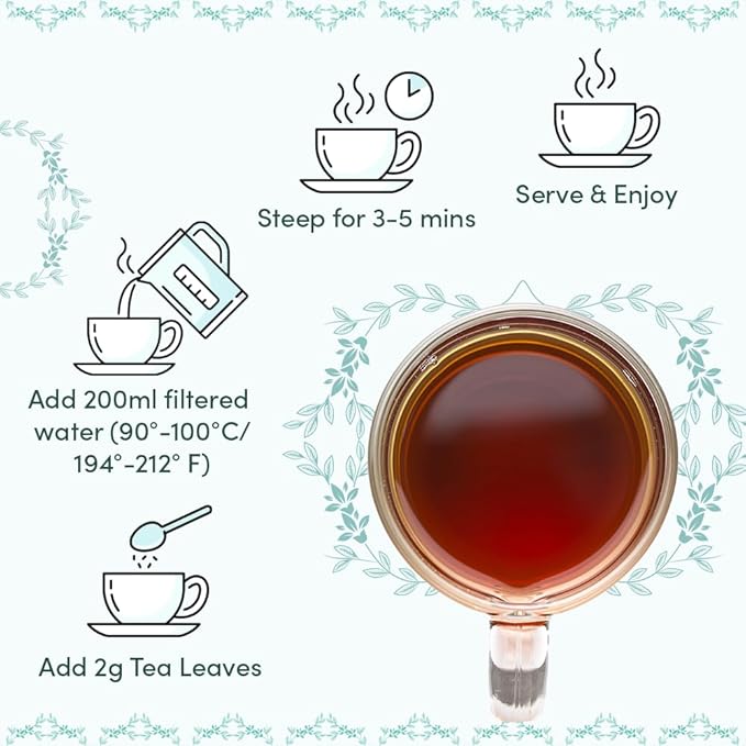 VAHDAM, Bloom - Assorted Christmas Tea Gift Sets (12 Loose Leaf Tea) Tin Caddy Presentation Box | Gluten Free, Non GMO | Holiday Gifts for Everyone