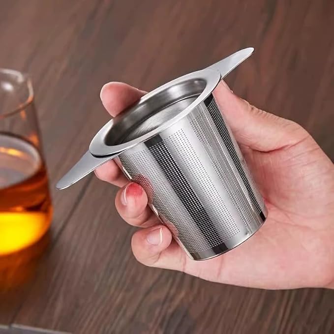 Tea Infuser for Loose Leaf Tea, Stainless Steel Tea Infuser, Extra Fine Mesh Tea Strainers Filter Fine Tea Leaves Effectively, Fit Tea Pots/Mugs