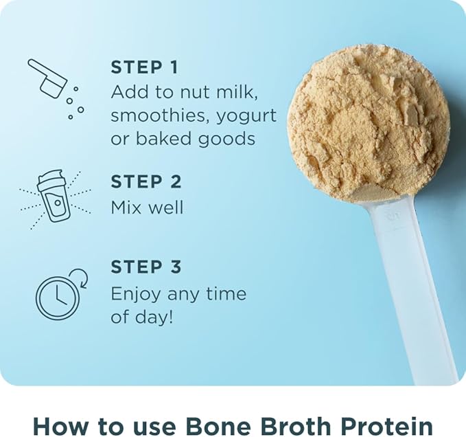 Ancient Nutrition Grass Fed, Cage Free, Bone Broth Protein Powder, 20g Protein, Hydrolyzed Collagen Peptides, Keto & Paleo Friendly, Supports Joint, Gut Health, Vanilla, 20 Servings