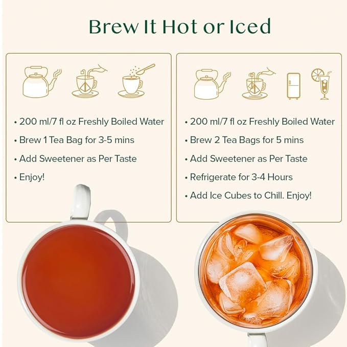 VAHDAM, Assam Exotic Black Tea Bags (100 Count) High Caffeine, Gluten Free, Full Bodied | Pyramid Tea Bags | Strong, Robust & Flavoury | Direct from Source