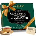 VAHDAM, Founder's Select Assorted Tea Gift Set (6 Variety, 36 Tea Bags) - Premium Gift Box | Individually Wrapped Pyramid Teabags | Christmas Tea Gifts for Women and Men