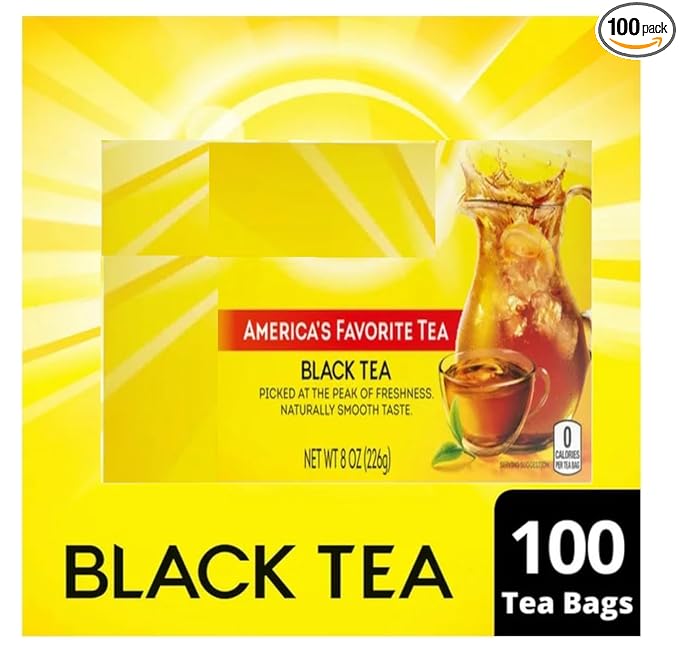 Black Tea Bags, Individually Wrapped 100 Count
