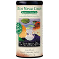 The Republic of Tea — Decaf Mango Ceylon Black Tea Tin, 50 Tea Bags, Environmentally- Friendly Decaffeinated Tea