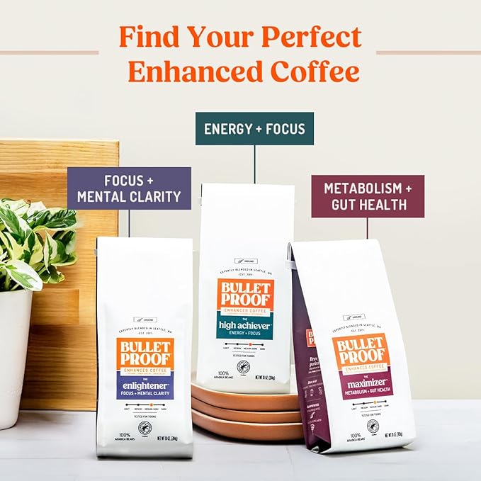Bulletproof Coffee + Collagen Single-Serve Coffee Pods, 24 Count, Clean Coffee Tested for Toxins, Packaging May Vary