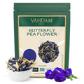 VAHDAM, Butterfly Pea Flower Tea (1.76oz) 100+ Cups | Delicate & Earthy | Vacuum Sealed for Freshness | Butterfly Pea Flower Loose Leaf | Brew Iced Tea, Cooking, Mocktails & Cocktails