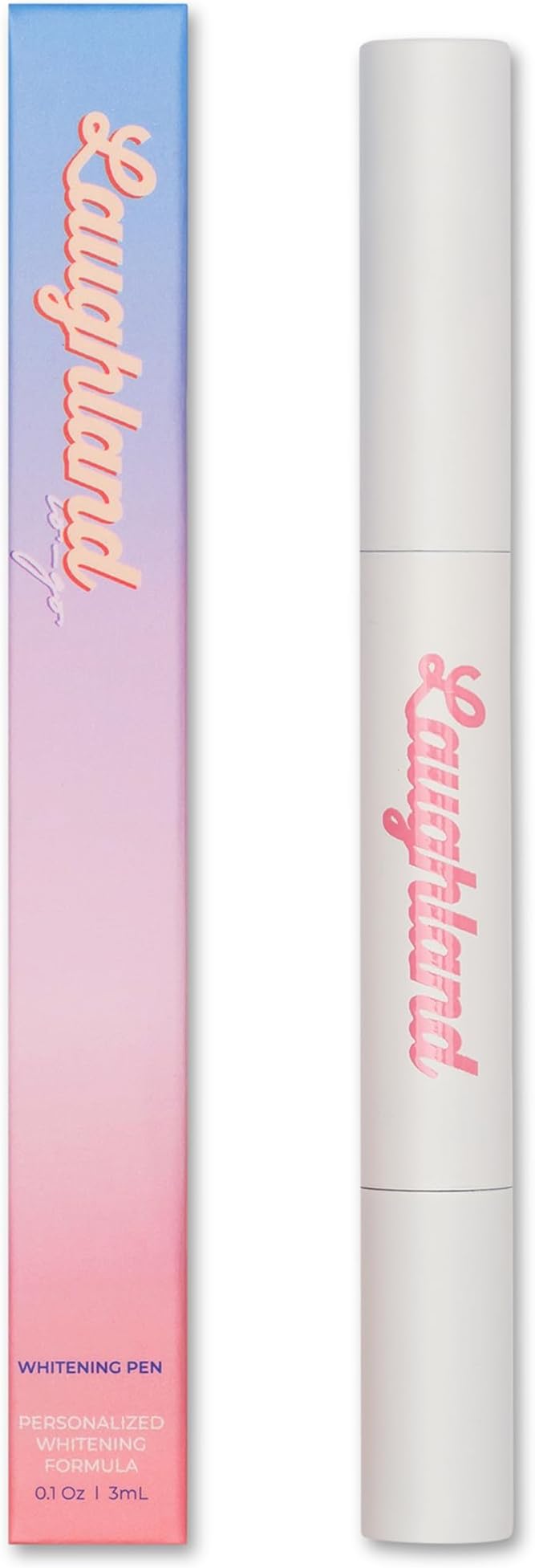 Laughland Super Strength to Go Whitening Teeth Pen, Formula with 11% Hydrogen Peroxide, Glycerin, Aloe Vera & Mint, Gentle on Sensitive Teeth, at Home Dental Care, Travel Friendly, 6 Treatments