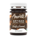 Amoretti - Natural Chocolate Fudge Brownie Artisan Flavor Paste, 8 oz, Perfect For Ice Cream, Beverages, Cakes, and more, Preservative Free, Vegan, Gluten Free, No Artificial Sweeteners, Concentrated