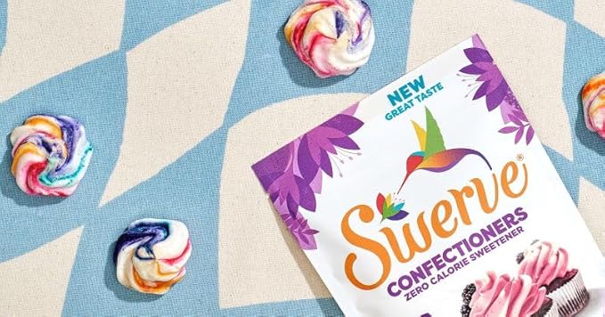 Swerve Ultimate Sugar Replacement Sweetener, Confectioners Sugar Substitute, Zero Calorie, Keto Friendly, Zero Sugar, Non-Glycemic, Gluten Free, 48 Oz