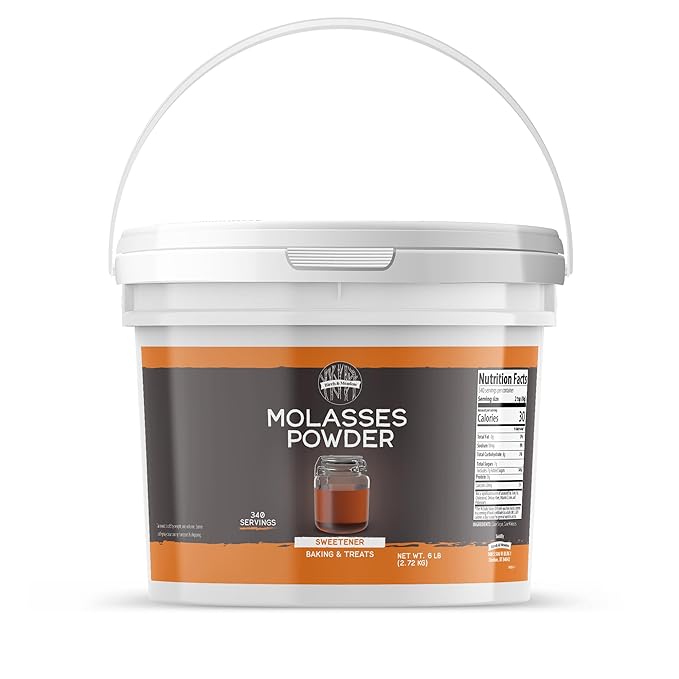 Birch & Meadow Molasses Powder, 1 Gallon, Sweetener, For Baking
