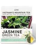VIXI Jasmine Green Tea Loose Leaves, 16 Oz, Jazmine Flavored, Unsweetened, Caffeinated, 100% Natural from Ancient Leaf Tea Tree, Jasmin Scented Green Looseleaf for Hot and Cold Brew