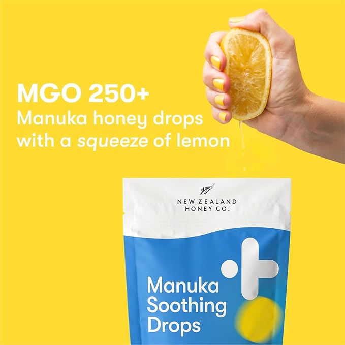 NEW ZEALAND HONEY CO. Manuka Honey Lozenges - Cough Drops - 40 Count