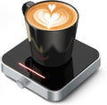 Maestri House Mug Warmer, Electric Coffee Cup Warmer for Desk with 3-Temp Settings,Auto Shut Off, Constant Temperature Heating for Beverage, Milk, Tea and Hot Chocolate at Home & Office (Silver)