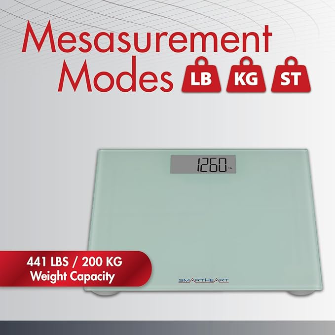 Veridian Smartheart Digital Weight Scale, Blue