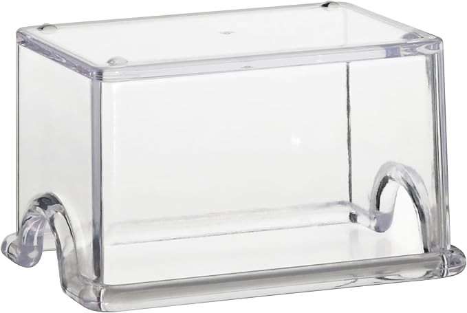 New Star Foodservice 28447 Plastic Sugar Packet Holder, Clear, Set of 12
