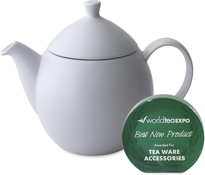 FORLIFE Dew Teapot with Basket Infuser, Lavender Mist, 32 oz/946ml