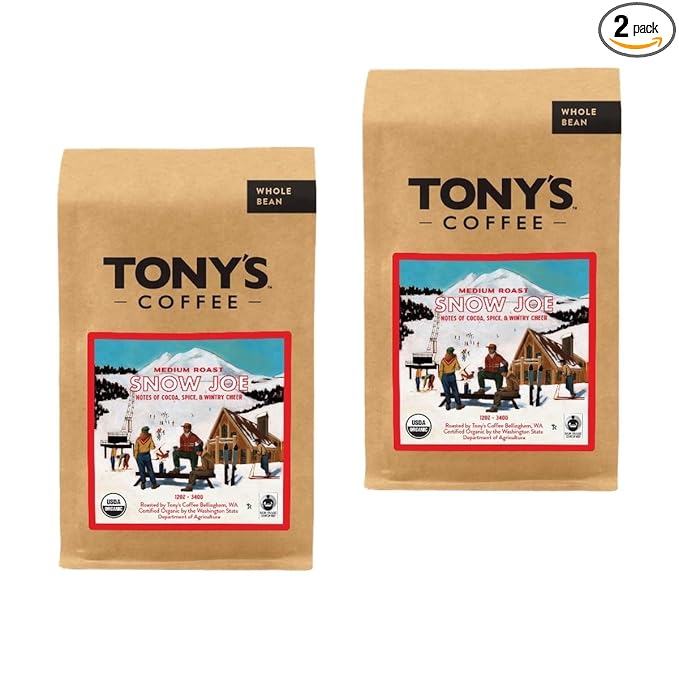 Bean Box Holiday Coffee Sampler - Snow Joe, 2-Pack, Whole Bean Coffee