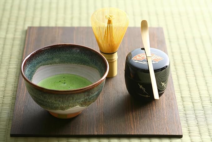 ITOHKYUEMON Kyoto Uji First-Harvest Ceremonial Grade Matcha Green Tea Powder – Authentic Japanese Uji, Japan (20 g / 0.7 oz) – Tenjo 20 (Grade 3)