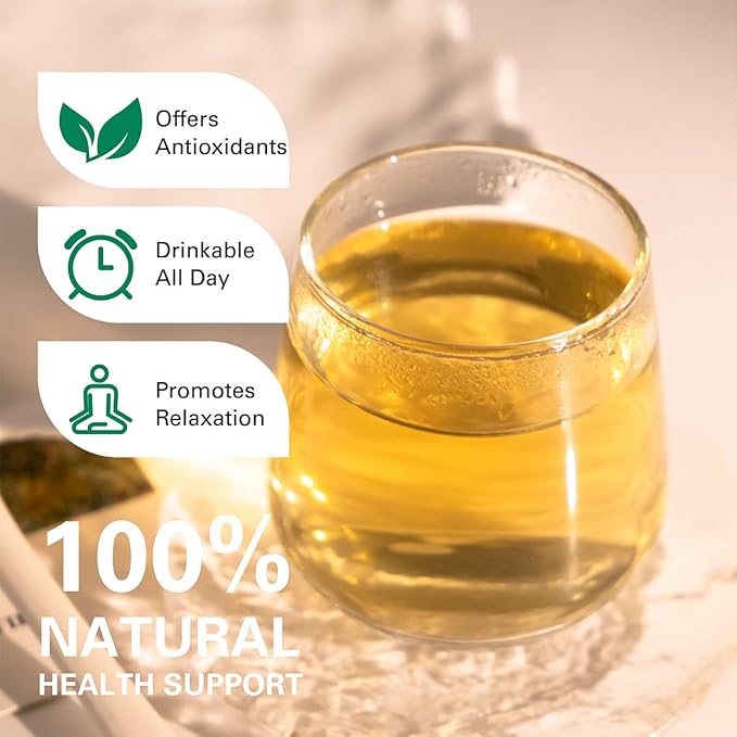 WT WEETEE Organic Decaf Green Tea Bags, Organic Green Tea 100 Count | CO2-Decaffeinated | Super Antioxidant | Resealable Kraft Bag