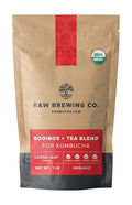 Kombucha.com Certified Organic Loose Leaf Rooibos & Tea - Kombucha Brewing Blends (Rooibos/Black/Green/White Tea Blend, 1 Pound) - 30% Rooibos 70% Tea. Makes up to 50 gallons.