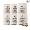 Fresh Roasted Coffee, USDA Organic Peru Water-Processed Half Caf envipods | 3rd Party Tested for Pesticides, Mold, Mycotoxins, BPI Compostable | Med Roast 72 CT Pods for K Cup Brewers