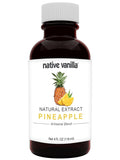 Native Vanilla - Pineapple Flavor - 4 Fl Oz - Pure Flavors and Extracts - Perfect for Cooking, Baking, and Dessert Crafting