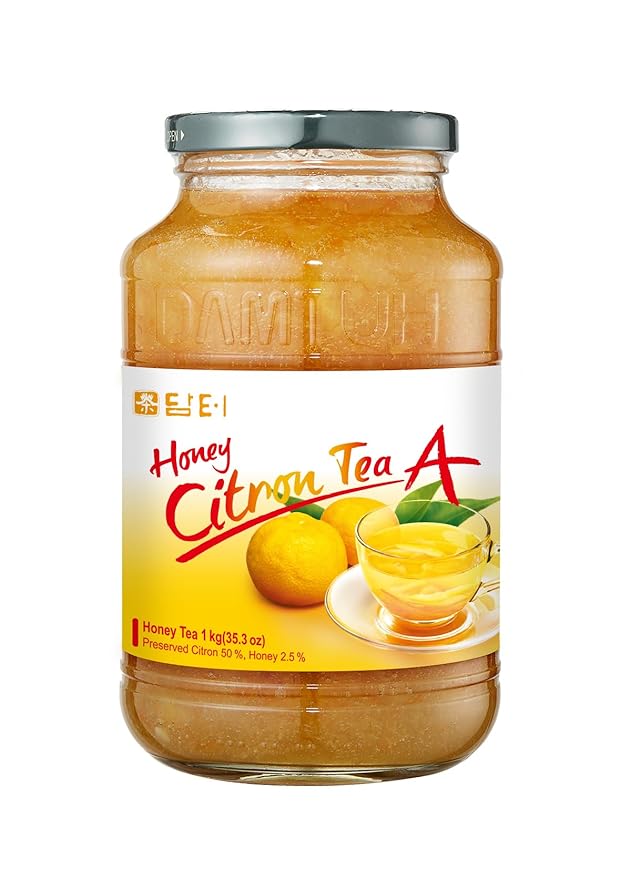 Damtuh Korean Honey Citron Tea 2.2lb (35.27 fl oz) – Traditional Yuzu Yuja Marmalade Preserve, Authentic Korean Fruit Honey Tea