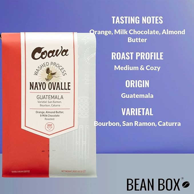 Bean Box Sampler - Roasted by Coava Roasters, 3-Pack, Freshly Ground Coffee, Gourmet Coffee