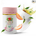 Life Plus Style Gourmet Happy Tea Company Peach Green Tea Organic Caffeinated 50 Fruity Tea Bags No Additives Peach Herbal Gift Hot or Iced Refreshing Tea Beverages