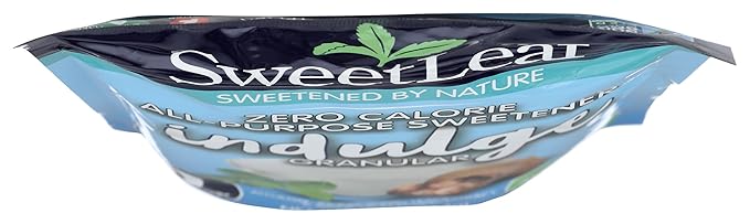 SweetLeaf Indulge Sweetener - Sugar Substitute with Stevia, Monk Fruit, Allulose, & Inulin, Use for Baking, Cooking, or Coffee, Granulated Sugar Alternative, Keto Friendly, Zero Calorie - 16 Oz