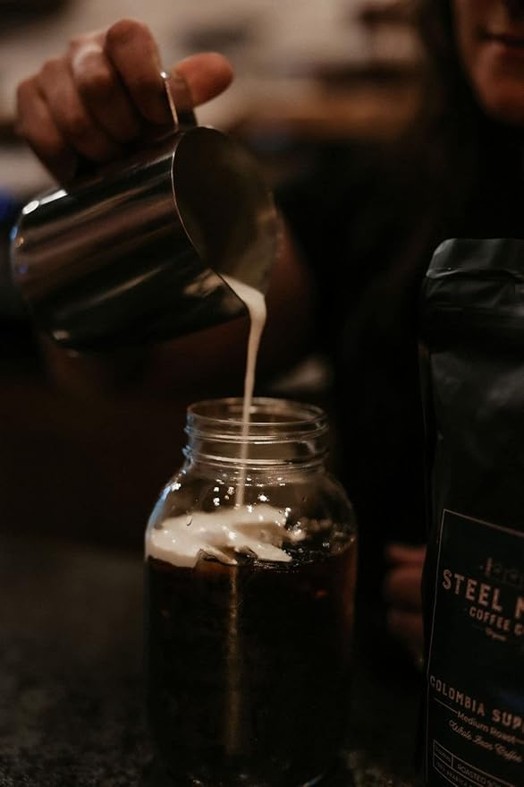 Steel Mill Coffee Co. Coconut Cream Flavored Coffee – Ground – Medium Roast – 100% Arabica Beans – Vegan – Sugar-Free – Gluten-Free – Gourmet Coffee – 2lb Bag
