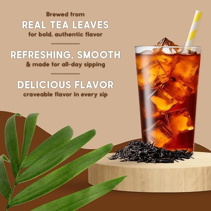 Teazzers Premium All-Natural Black Tea Bags – Great for Foodservice Commercial Ice Tea Brewers | Unsweetened USA-Made Bulk Green Tea for Restaurants, Cafés & Home Brewing (4 Ounce, 24 Count)